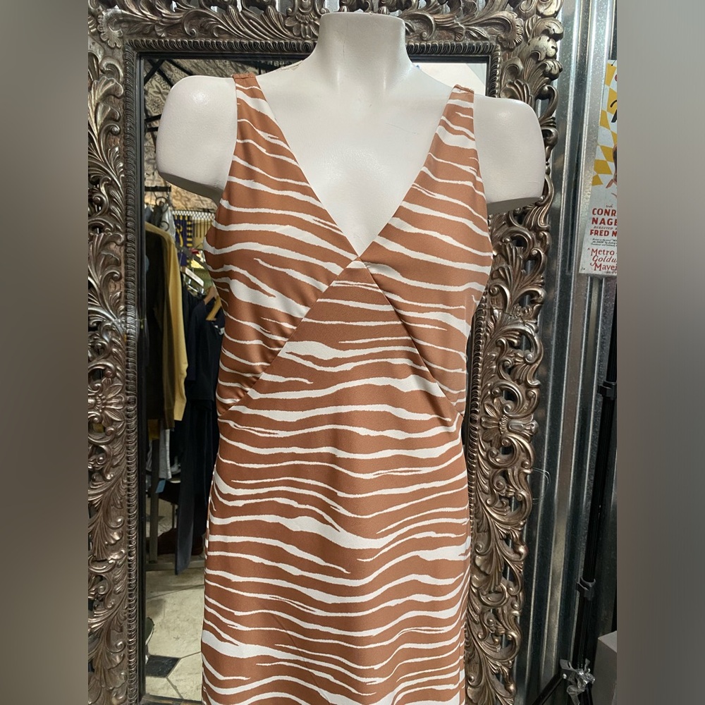 A new day midi length striped dress